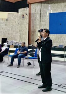 Pengarahan LO Poliban persiapan Porseni 2022 oleh Pak Direktur